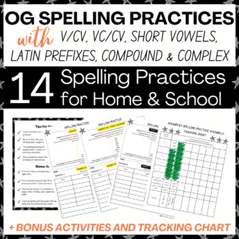 Preview of Orton Gillingham (Science of Reading) Spelling Practices - Set 3