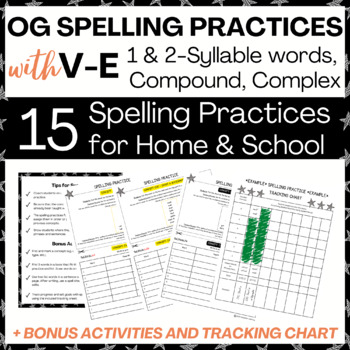 Preview of Orton Gillingham (Science of Reading) Spelling Practices - Set 4