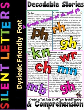 Preview of Orton Gillingham Silent Letters Decodable Reading Passages  (wr, kn, gn, mb)