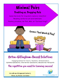 Orton Gillingham Solutions: Doubling vs. Dropping Minimal Pairs