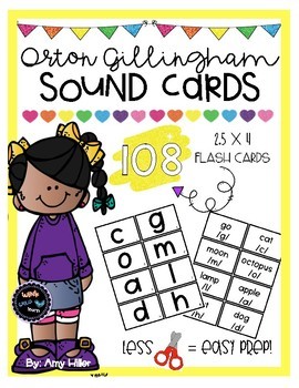 Preview of Orton Gillingham Sound Cards [Flashcards]