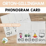 Orton-Gillingham Sound Cards for 3 part drill  (Fold-Over Format)