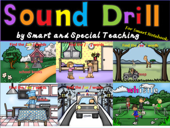 Preview of Orton-Gillingham Sound Drill SMARTNOTEBOOK (Phonograms) Dyslexia