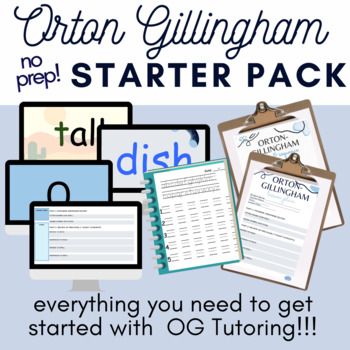 Preview of Orton Gillingham Starter Pack -Scope & Sequence, Digital Lessons, + More BUNDLE!