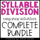 Orton Gillingham Syllable Division COMPLETE Pack