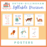 Orton-Gillingham: Syllable Division Posters