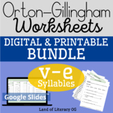 Orton-Gillingham Worksheets & Games Bundle: Vowel-Consonant-e