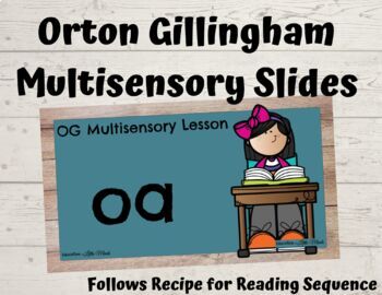 Preview of Orton Gillingham interactive Slides OG - Vowel Digraphs - ing