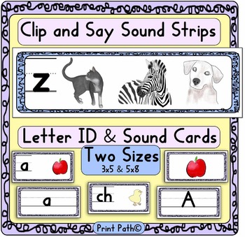 Preview of Orton Gillingham-style Phonetic Awareness: Clip and Say + Initial Sound Cards