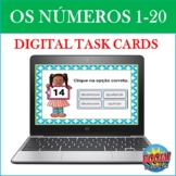Os Números 1-20: Portuguese Numbers BOOM CARDS (Digital Ta
