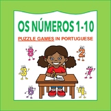 Os Números de 1 a 10: Portuguese Numbers 1-10 PUZZLE GAMES