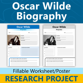 oscar wilde short biography pdf