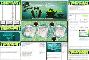 Preview of Oscar Wilde's The Importance of Being Earnest Novel Study and Answer Key 
