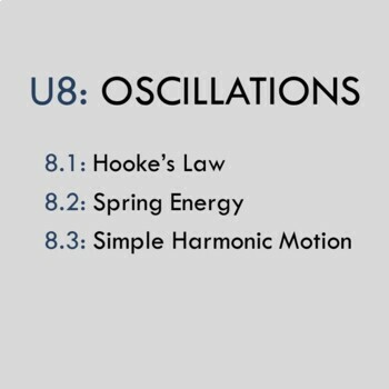 Preview of Oscillations Notes