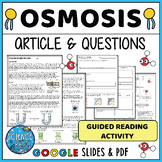 Osmosis Reading Comprehension and Questions - Osmosis Guid