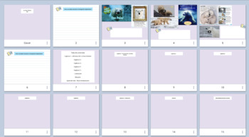 Preview of Osos Polares Bookcreator Template- Writing About Research epub file