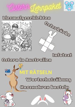 Preview of Ostern Lernspaß basteln, malen, lesen, schreiben