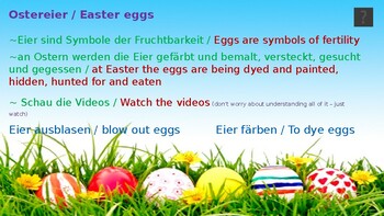 Preview of Ostern in Deutschland / Easter in Germany