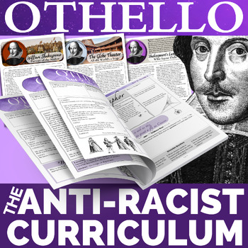 Preview of Othello Complete Unit | Colorful Workbooks | Editable Worksheets for Every Scene