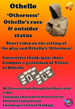 Preview of 'Othello' by William Shakespeare - Othello's race and outsider status