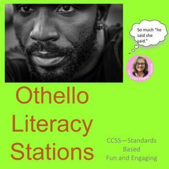 Preview of Othello Literacy Stations Common Core