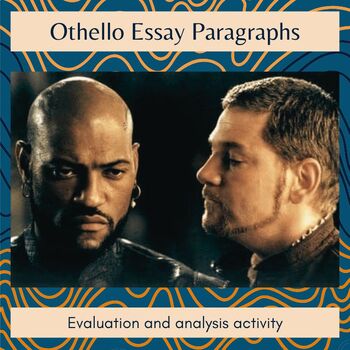 Preview of Othello Essay Paragraph Evaluation Activity
