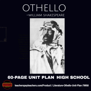 Preview of Othello Unit Plan: CCSS Teaching Notes, Lessons, and Activities