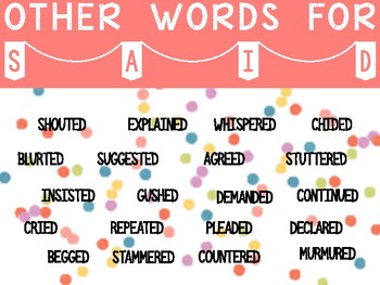 Preview of Other Ways to Say... (poster set)