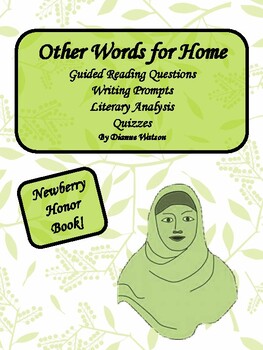Preview of Other Words for Home--Guided Reading Questions and More!