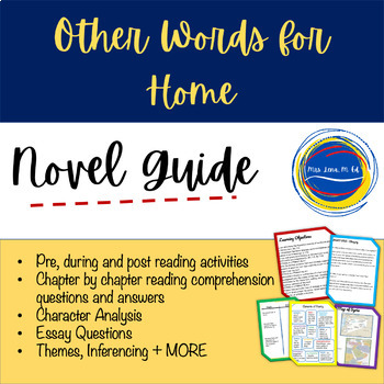 Preview of Other Words for Home by Jasmine Warga Novel in Verse Guide