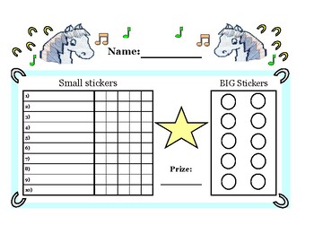 Preview of Other instrument Sticker Chart