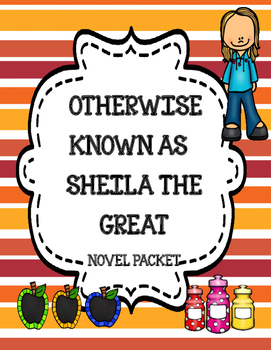 Preview of Otherwise Known As Sheila the Great Novel Study - Distance Learning
