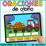 Otoño Oraciones Revueltas | Spanish Fall Sentence Building