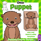 Otter Craft Activity | Paper Bag Puppet Template