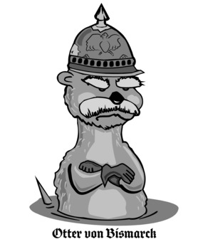 Preview of Otter Von Bismarck Grayscale Image
