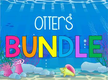 Preview of Otters Bundle : Graphic Organizers Set and Flipbooks Set