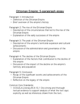 ottoman empire history essay topics