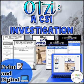Preview of Otzi:  CSI Investigation - Print and Digital