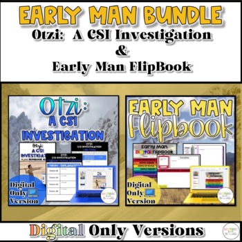Preview of Otzi the Iceman & Early Human FlipBook Bundle - Digital Version