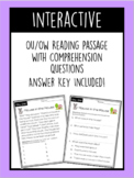 Ou/Ow Reading Passage with Comprehension Questions