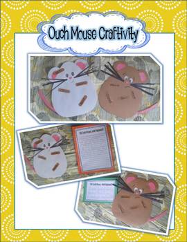 Preview of Ouch Mouse Craftivity using ou words ~ FREEBIE Craft