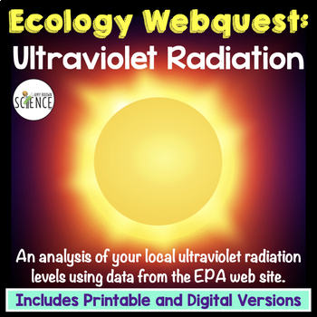 Preview of Human Impact Ozone Layer Ultraviolet Radiation Ecology Webquest