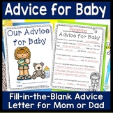Our Advice for Baby | A Fun Maternity Leave Activity | Tea