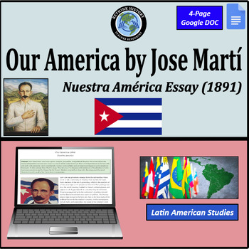 Preview of Our America by Jose Martí | Primary Source on Latin American Nationalism 1891