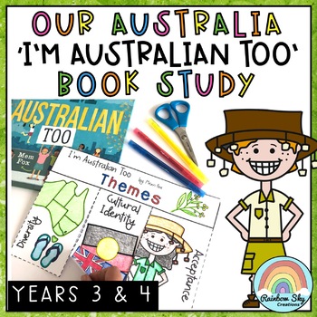 Preview of I'm Australian Too Book Study - Year 3 and Year 4