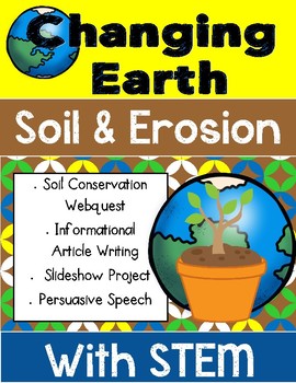 Preview of Our Changing Earth Webquest Research Project with STEM