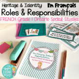 FRENCH: Our Changing Roles and Responsibilities: Grade 1 O
