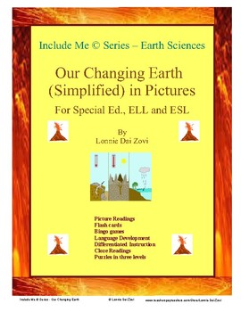 Preview of Our Changing Earth (Simplified) and in Pictures for Special Ed., and ESL