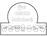 Our Chicks Hatched Hat Crown Eggs - Ducklings Headband for