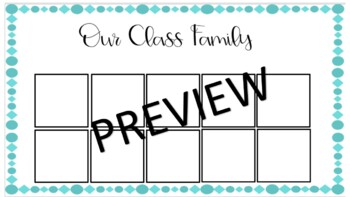 Preview of Our Class Family- Wish You Well- Attendance